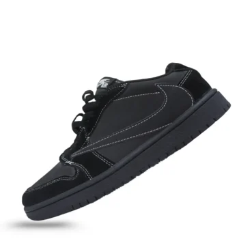 Calzado Jordan Retro 1 Low "Cactus Jack" negro, edición especial. Estilo urbano icónico para Costa Rica.