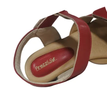 Sandalias Mujer Casual Rojas Firezzi Cómodas Guimos - Imagen 4